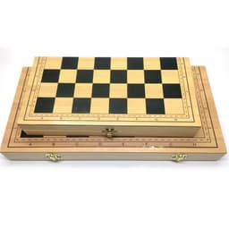 image-Chess Wooden Folding Magnetic Wooden Chess Pieces