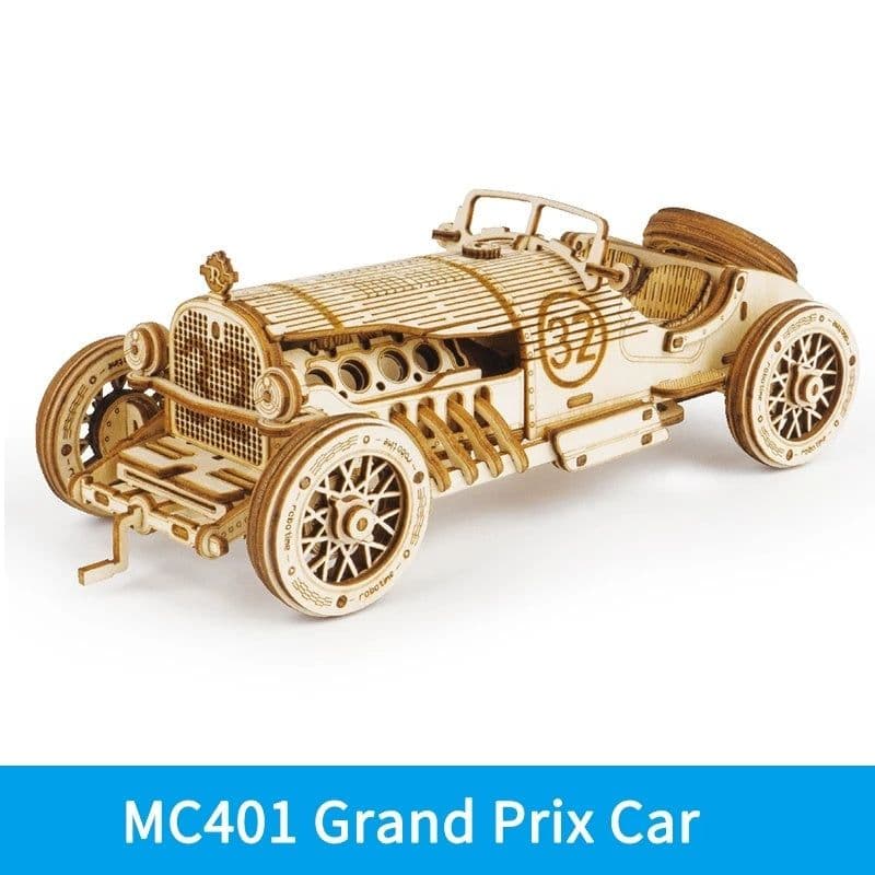 image-Robotime 3D Wooden Puzzle Prime Steam Express Model DIY Kit Puzzle Toy