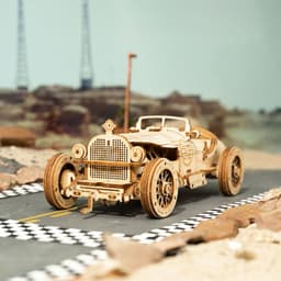 image-Robotime 3D Wooden Puzzle Prime Steam Express Model DIY Kit Puzzle Toy