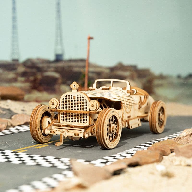 image-Robotime 3D Wooden Puzzle Prime Steam Express Model DIY Kit Puzzle Toy