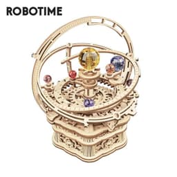 image-Robotime Rokr Music Box 3D Wooden Puzzle Building Kits Game Assembly Model Toys for Children Kids Birthday Christmas Gifts AMK51