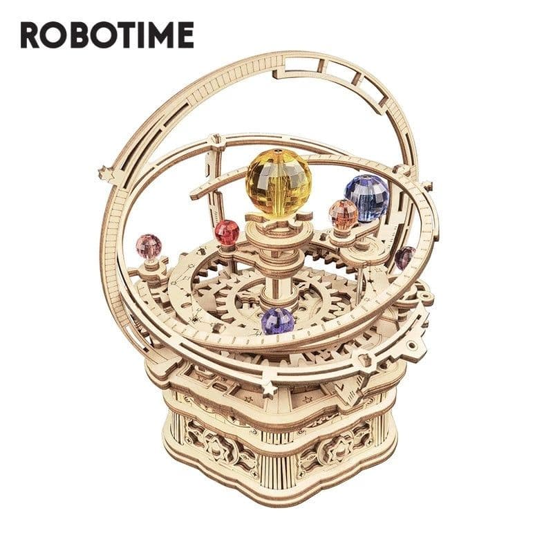 image-Robotime Rokr Music Box 3D Wooden Puzzle Building Kits Game Assembly Model Toys for Children Kids Birthday Christmas Gifts AMK51