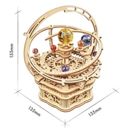 image-Robotime Rokr Music Box 3D Wooden Puzzle Building Kits Game Assembly Model Toys for Children Kids Birthday Christmas Gifts AMK51