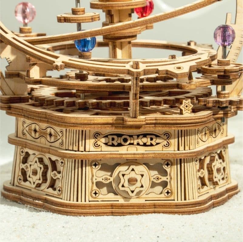 image-Robotime Rokr Music Box 3D Wooden Puzzle Building Kits Game Assembly Model Toys for Children Kids Birthday Christmas Gifts AMK51