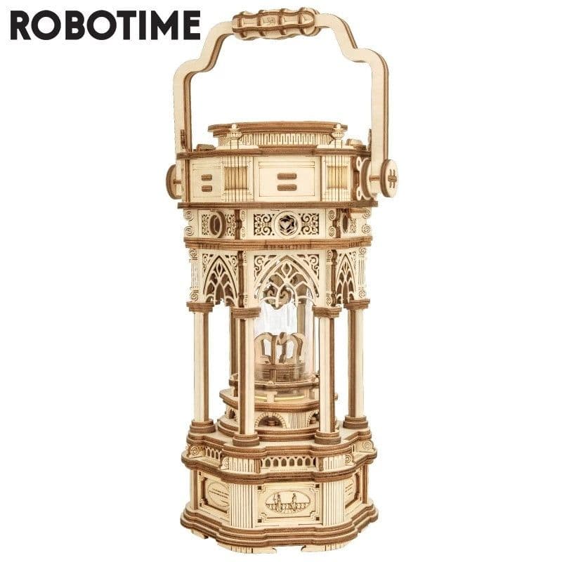 image-3D Wooden Puzzle Game Assembly Model Construction Kit Children's Toys