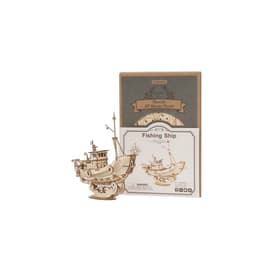 image-Robotime Boat & Ship Model 3D Wooden Puzzle Games Toys Assembly Kit For Children Kids Girls Birthday Christmas Gift Dropshipping