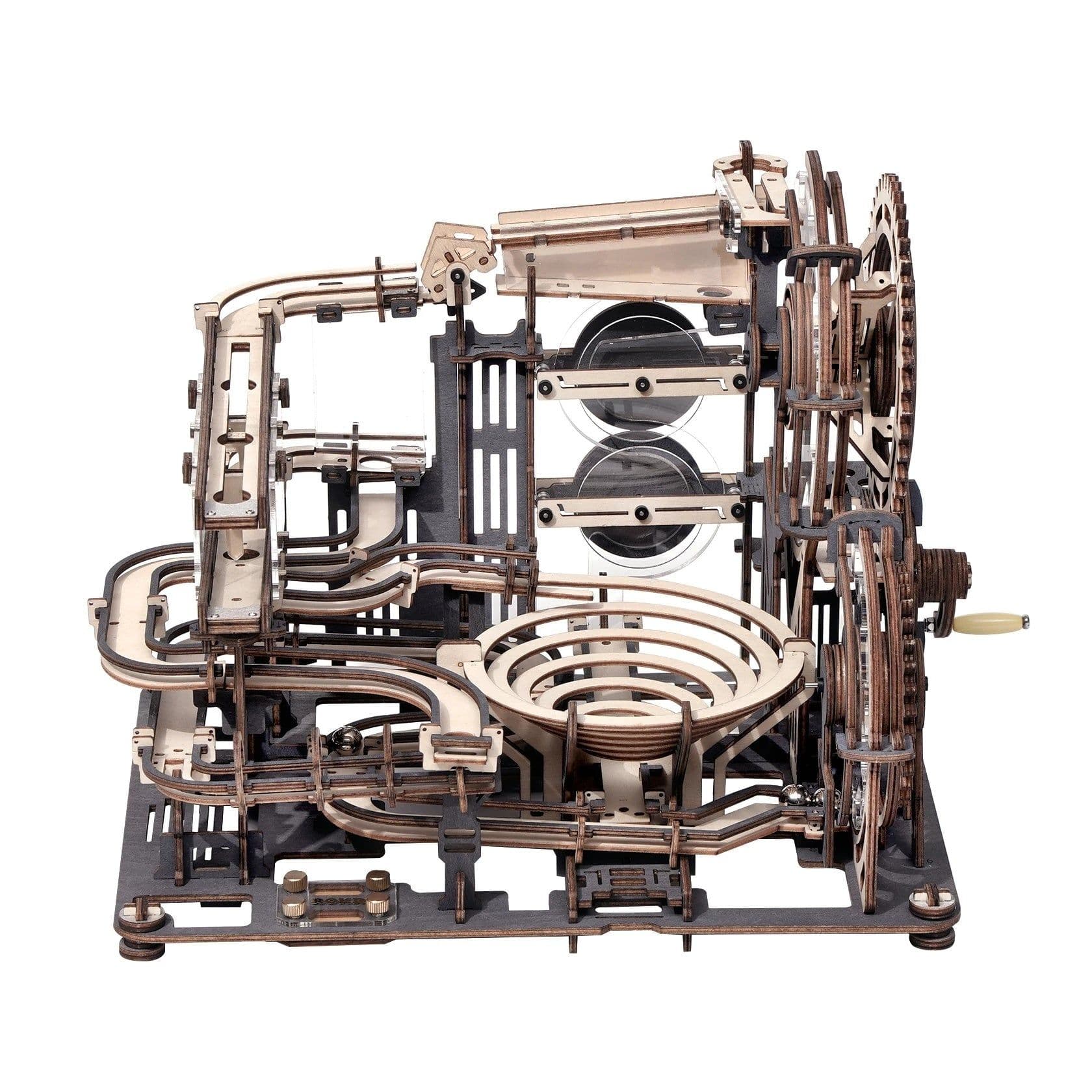 image-Robotime ROKR Marble Night City 3D Wooden Puzzle Games Assembly Waterwheel Model Toys for Children Kids Birthday Gift