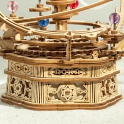 image-Robotime Rokr Music Box 3D Wooden Puzzle Building Kits Game Assembly Model Toys for Children Kids Birthday Christmas Gifts AMK51