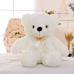 image-Creative Light Up LED Teddy Bear Stuffed Animals Plush Toy Colorful Glowing Christmas Gift For Kids Pillow