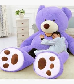 image-Giant Teddy Bear Plush Toy Huge Soft Toys Leather Shell