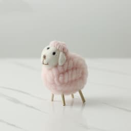 image-Home Decoration Felt Sheep Miniature Decoration Figurines Holiday Party Supplies Accessories