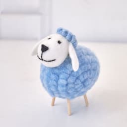 image-Home Decoration Felt Sheep Miniature Decoration Figurines Holiday Party Supplies Accessories