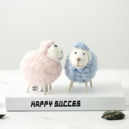image-Home Decoration Felt Sheep Miniature Decoration Figurines Holiday Party Supplies Accessories