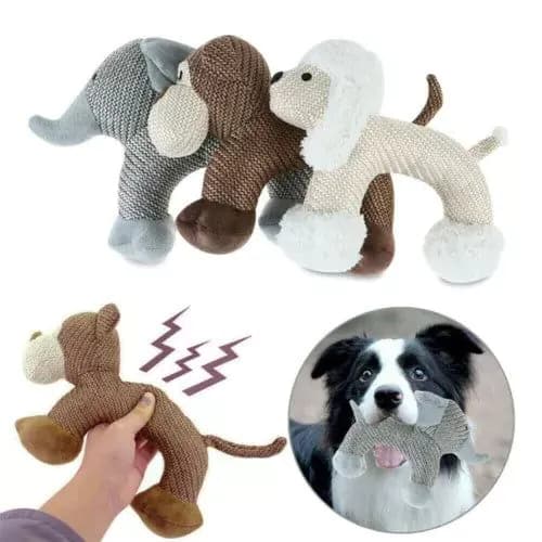 image-Dog Chew Toys For Small Large Dogs Bite Resistant Dog Squeaky Duck Toys Interactive Squeak Puppy Dog Toy Pets Supplies Pet Products