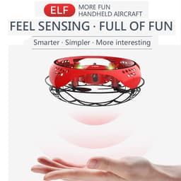 image-L101 UFO Interactive Drone Infrared Sensor Induction Quadcopter Intelligent Fly Hand Control Helicopter Children Magic Dron Toy