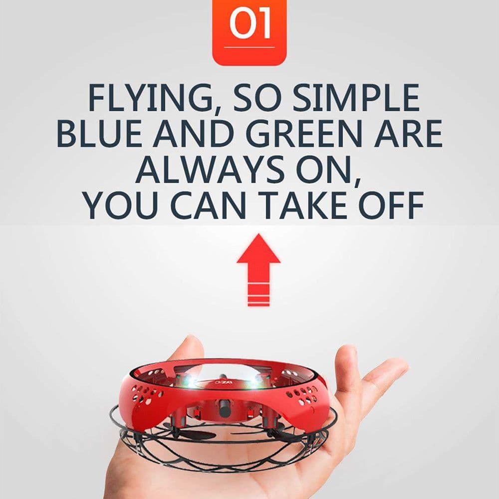 image-L101 UFO Interactive Drone Infrared Sensor Induction Quadcopter Intelligent Fly Hand Control Helicopter Children Magic Dron Toy