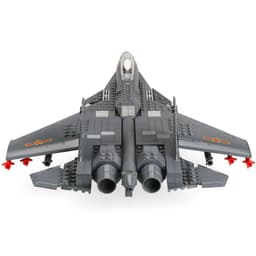 image-Airplane model inserting building blocks