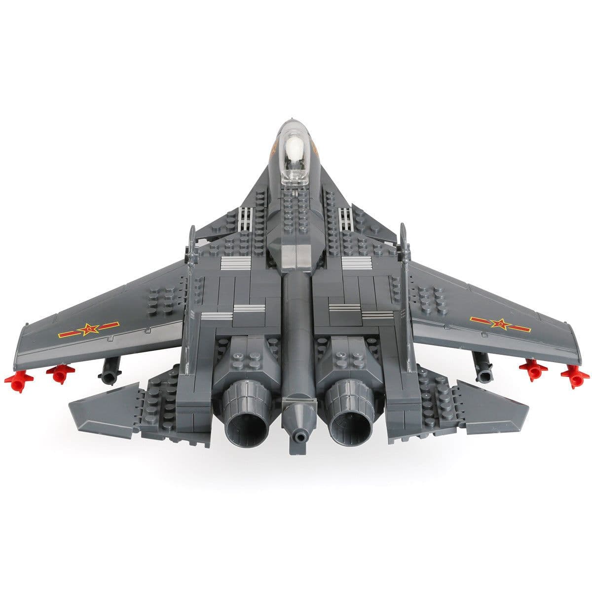 image-Airplane model inserting building blocks