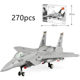 image-Airplane model inserting building blocks