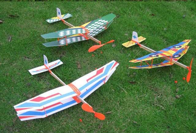 image-Double - wing rubber - powered aircraft