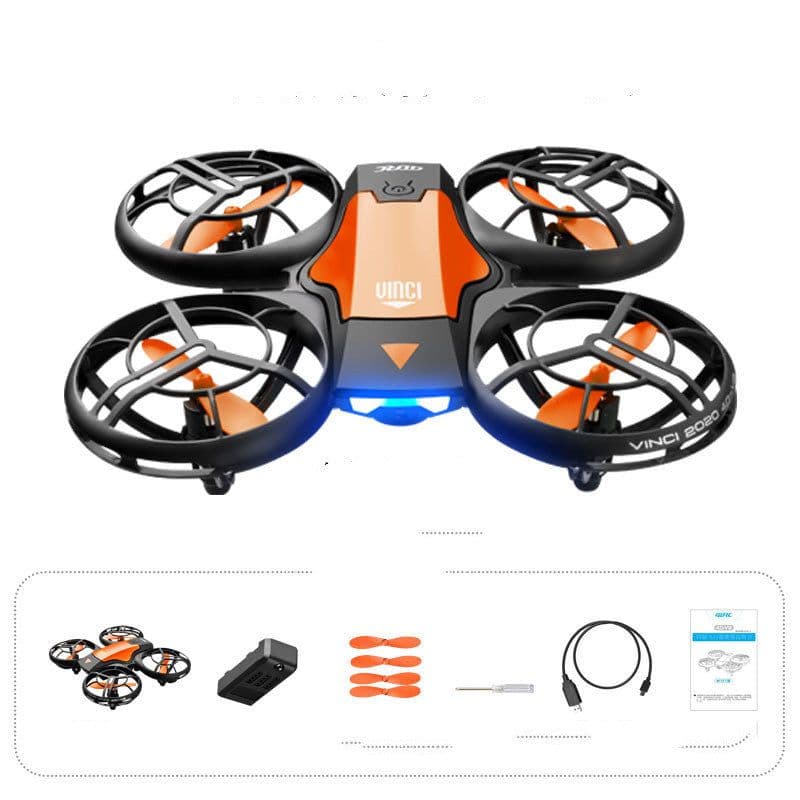 image-V8 2.4G 4CH Mini RC Drone Gesture Sensing WIFI FPV Altitude Hold Quadcopter RC Drone Toy With High Definition Camera