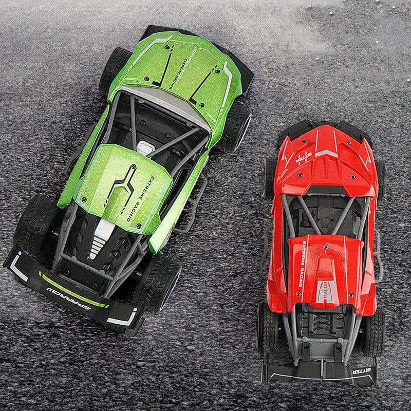 image-Remote control car high-speed four-wheel drive alloy off-road wireless charging toy car