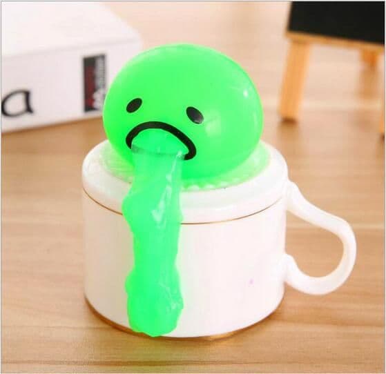 image-Puking Ball Brother Egg Yolk Pinch Vomit Spoof And Play Tricky Toys