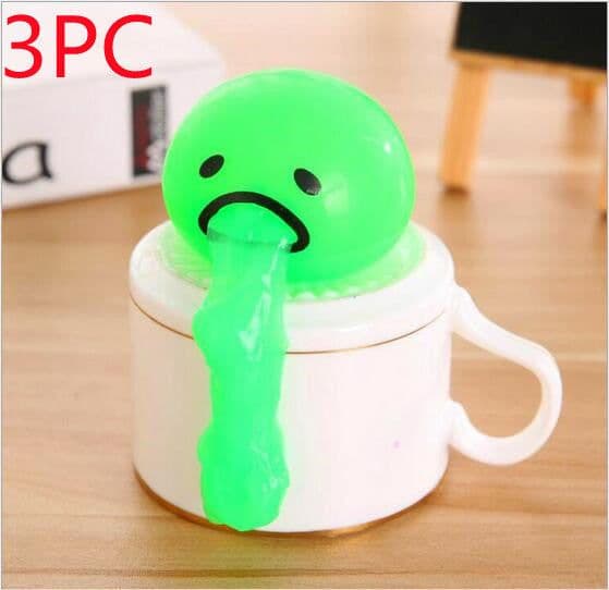 image-Puking Ball Brother Egg Yolk Pinch Vomit Spoof And Play Tricky Toys
