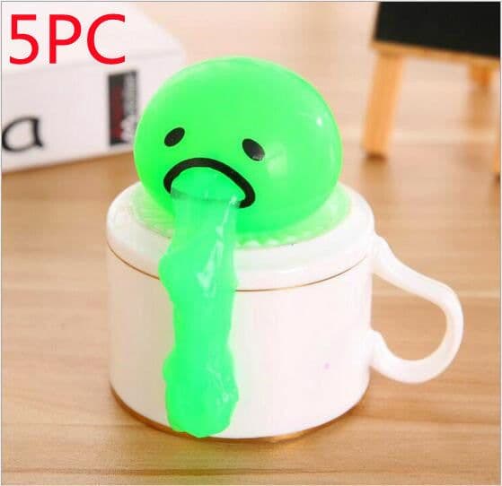 image-Puking Ball Brother Egg Yolk Pinch Vomit Spoof And Play Tricky Toys