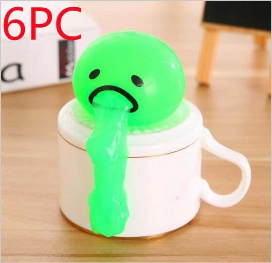 image-Puking Ball Brother Egg Yolk Pinch Vomit Spoof And Play Tricky Toys