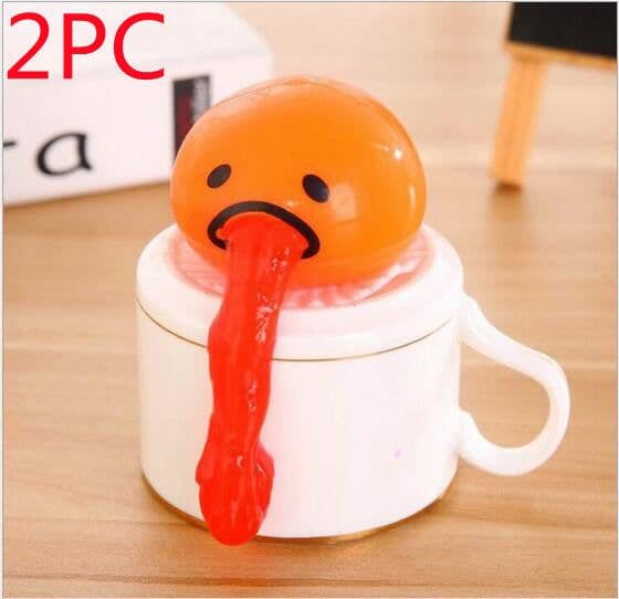 image-Puking Ball Brother Egg Yolk Pinch Vomit Spoof And Play Tricky Toys