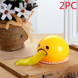 image-Puking Ball Brother Egg Yolk Pinch Vomit Spoof And Play Tricky Toys
