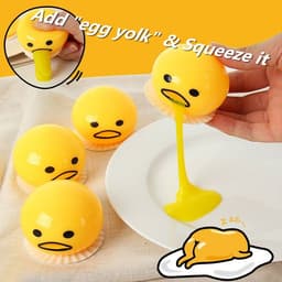 image-Puking Ball Brother Egg Yolk Pinch Vomit Spoof And Play Tricky Toys