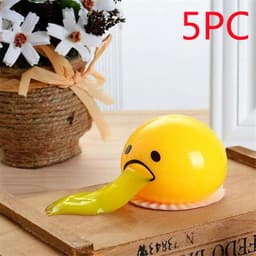 image-Puking Ball Brother Egg Yolk Pinch Vomit Spoof And Play Tricky Toys