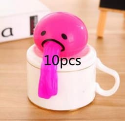 image-Puking Ball Brother Egg Yolk Pinch Vomit Spoof And Play Tricky Toys