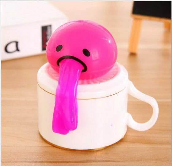 image-Puking Ball Brother Egg Yolk Pinch Vomit Spoof And Play Tricky Toys