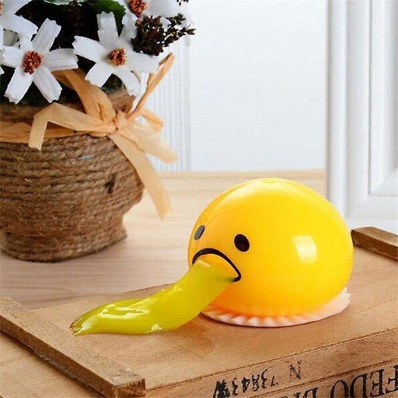 image-Puking Ball Brother Egg Yolk Pinch Vomit Spoof And Play Tricky Toys