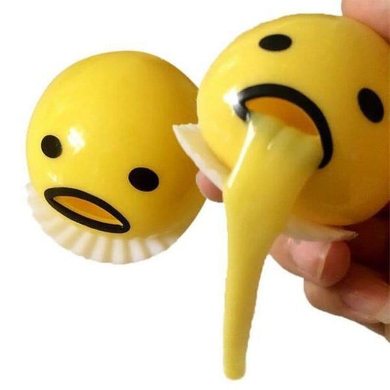 image-Puking Ball Brother Egg Yolk Pinch Vomit Spoof And Play Tricky Toys