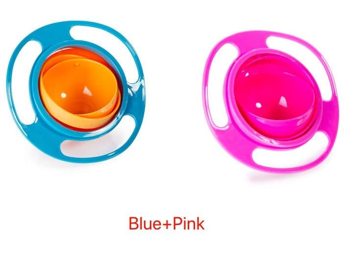 image-360 Rotate Universal Spill-proof Bowl Dishes