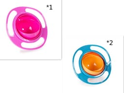 image-360 Rotate Universal Spill-proof Bowl Dishes