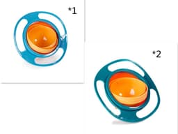image-360 Rotate Universal Spill-proof Bowl Dishes