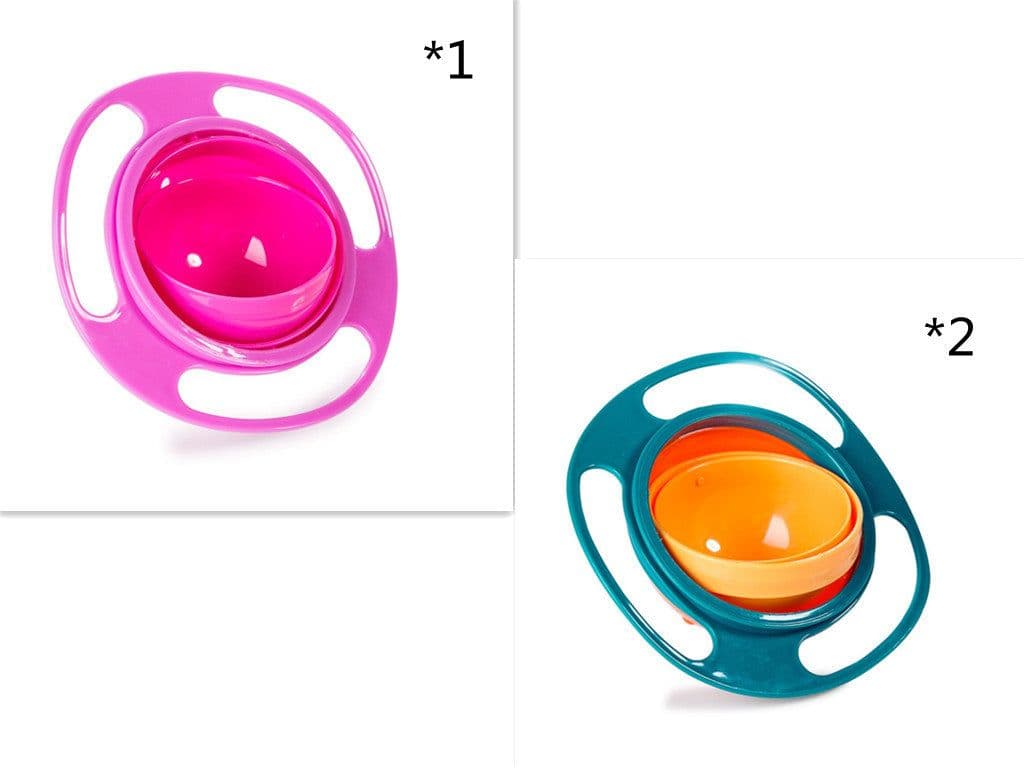 image-360 Rotate Universal Spill-proof Bowl Dishes