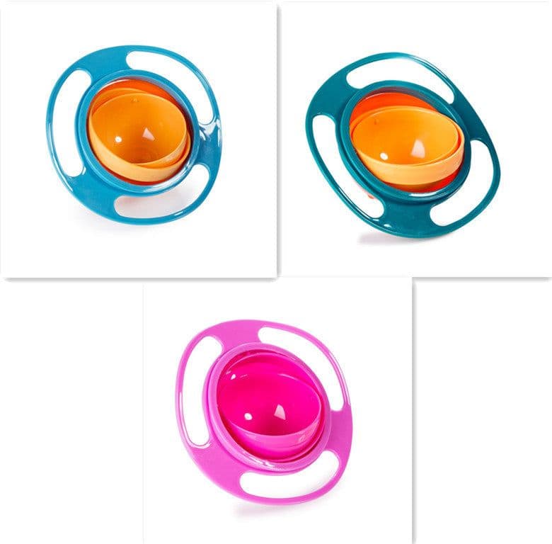 image-360 Rotate Universal Spill-proof Bowl Dishes