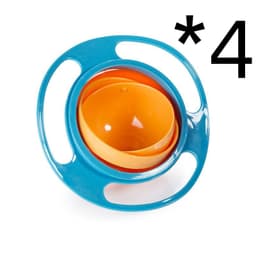 image-360 Rotate Universal Spill-proof Bowl Dishes