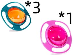 image-360 Rotate Universal Spill-proof Bowl Dishes