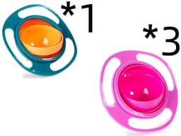 image-360 Rotate Universal Spill-proof Bowl Dishes