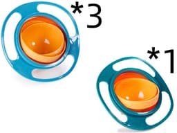 image-360 Rotate Universal Spill-proof Bowl Dishes