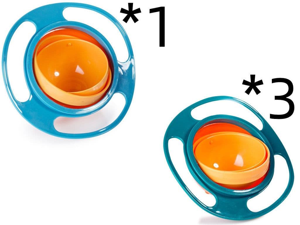 image-360 Rotate Universal Spill-proof Bowl Dishes
