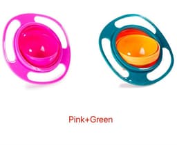 image-360 Rotate Universal Spill-proof Bowl Dishes