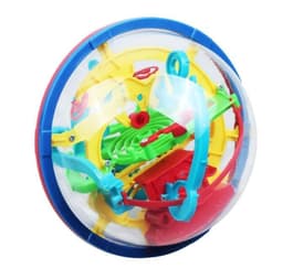 image-3D Magic Maze Ball 100 Levels Intellect Ball Rolling Ball Puzzle Game Learning Educational Toys Orbit Game